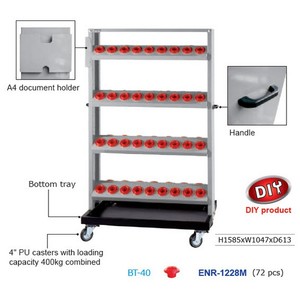 ENR-1228M รถเข็นเก็บหัวจับทูล BT40 (72)