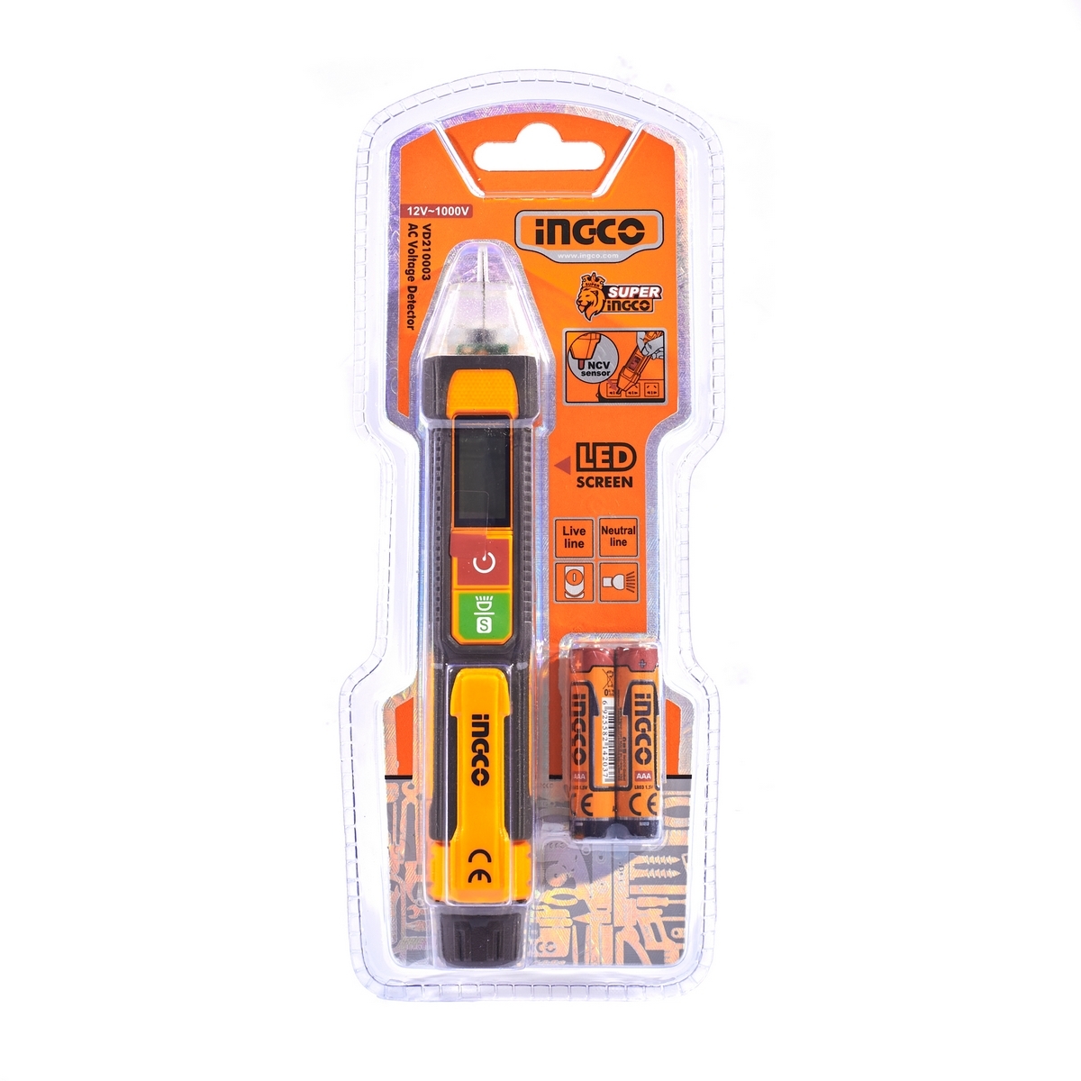 ปากกาวัดไฟ วัดแรงดันไฟฟ้า AC 12-1000V