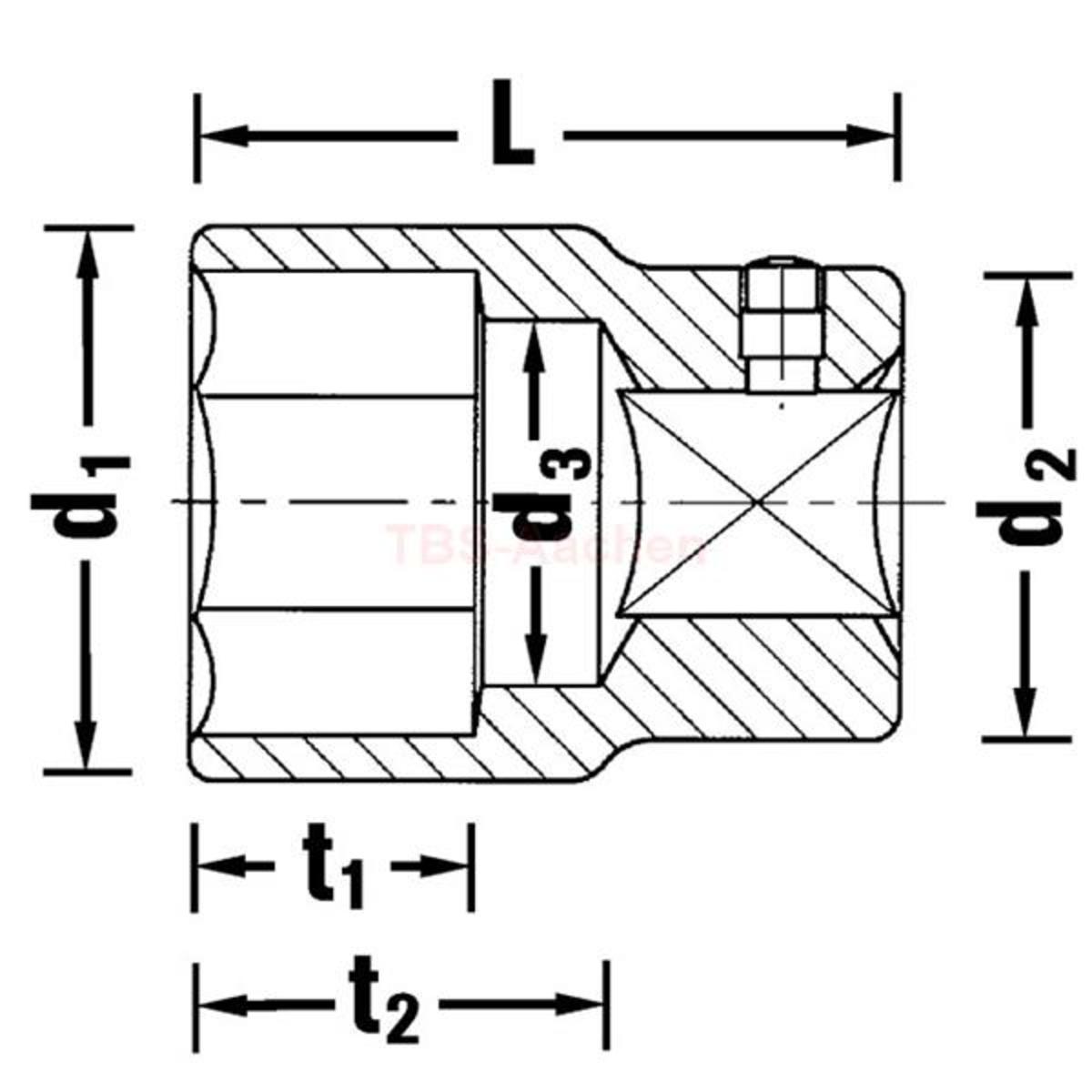 55 50 SOCKET 3/4