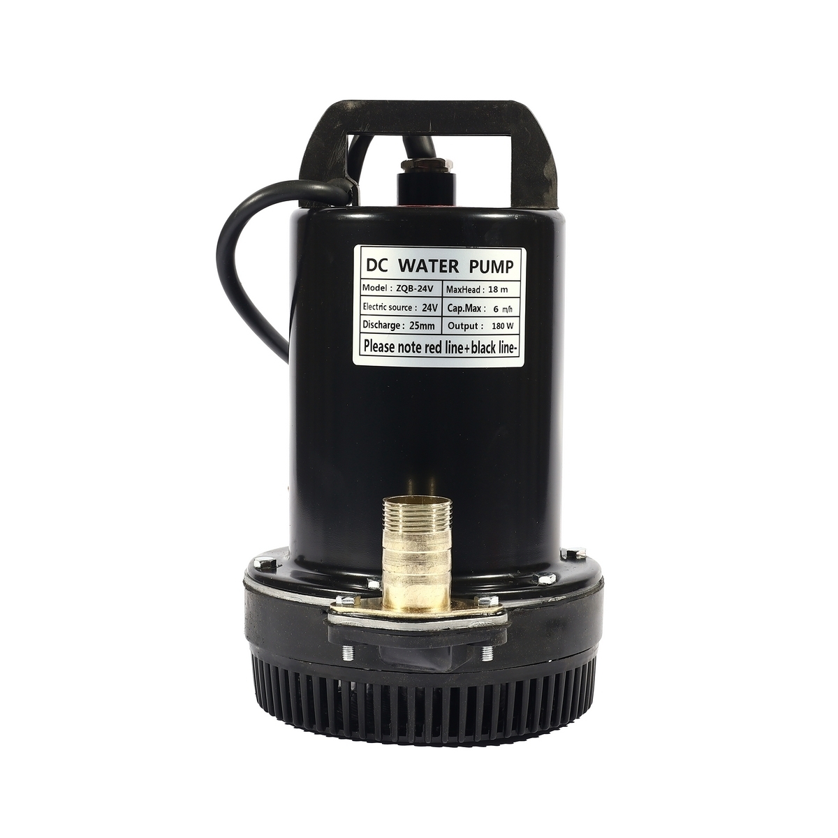 ZQB-24V. ปั๊มแช่ DC 180W. 24V.