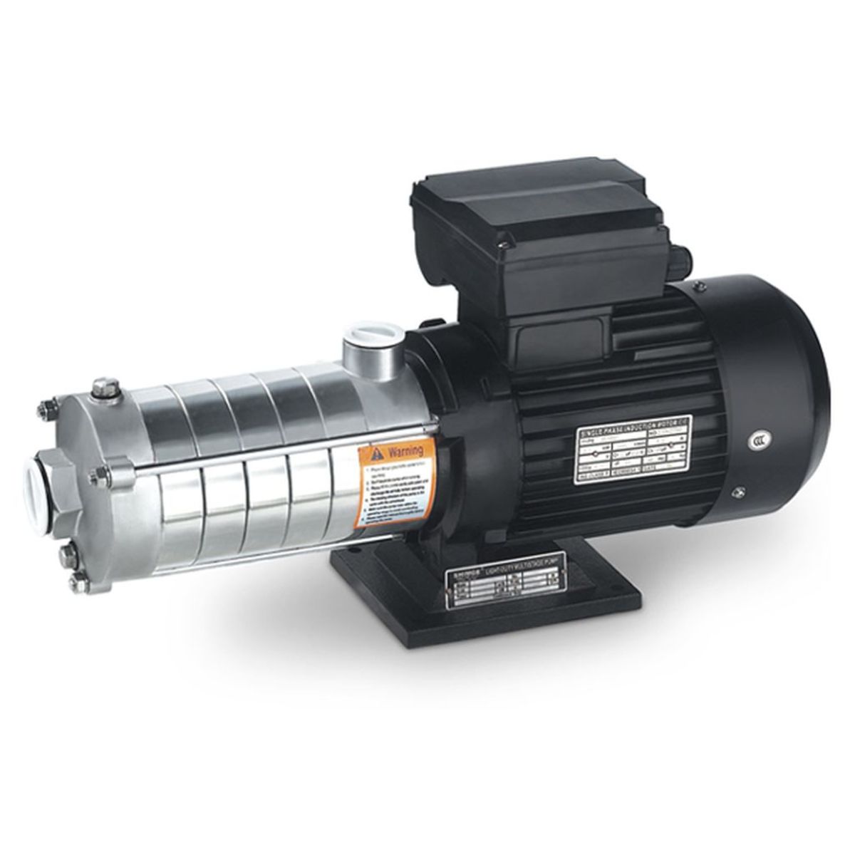 BWJ2-3 ปั๊มสแตนเลส(แนวนอน) 0.5 HP 220V