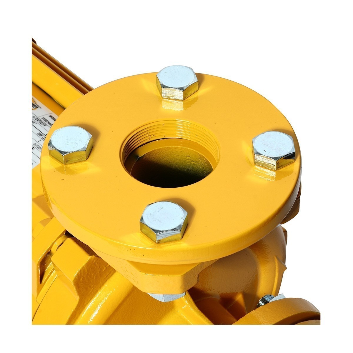 WCLL-3705F-S ปั๊มหน้าแปลนน้ำมาก 5HP 2สาย
