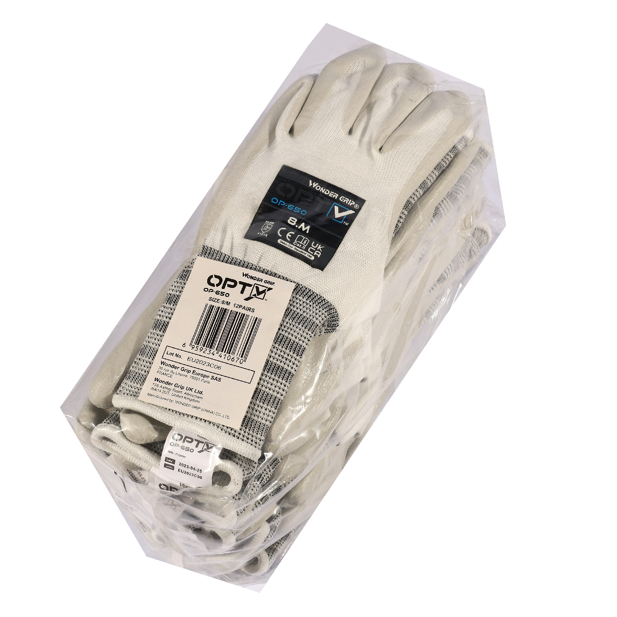 OP-650 ถุงมือนิรภัยกันบาด เบอร์ 8/M
