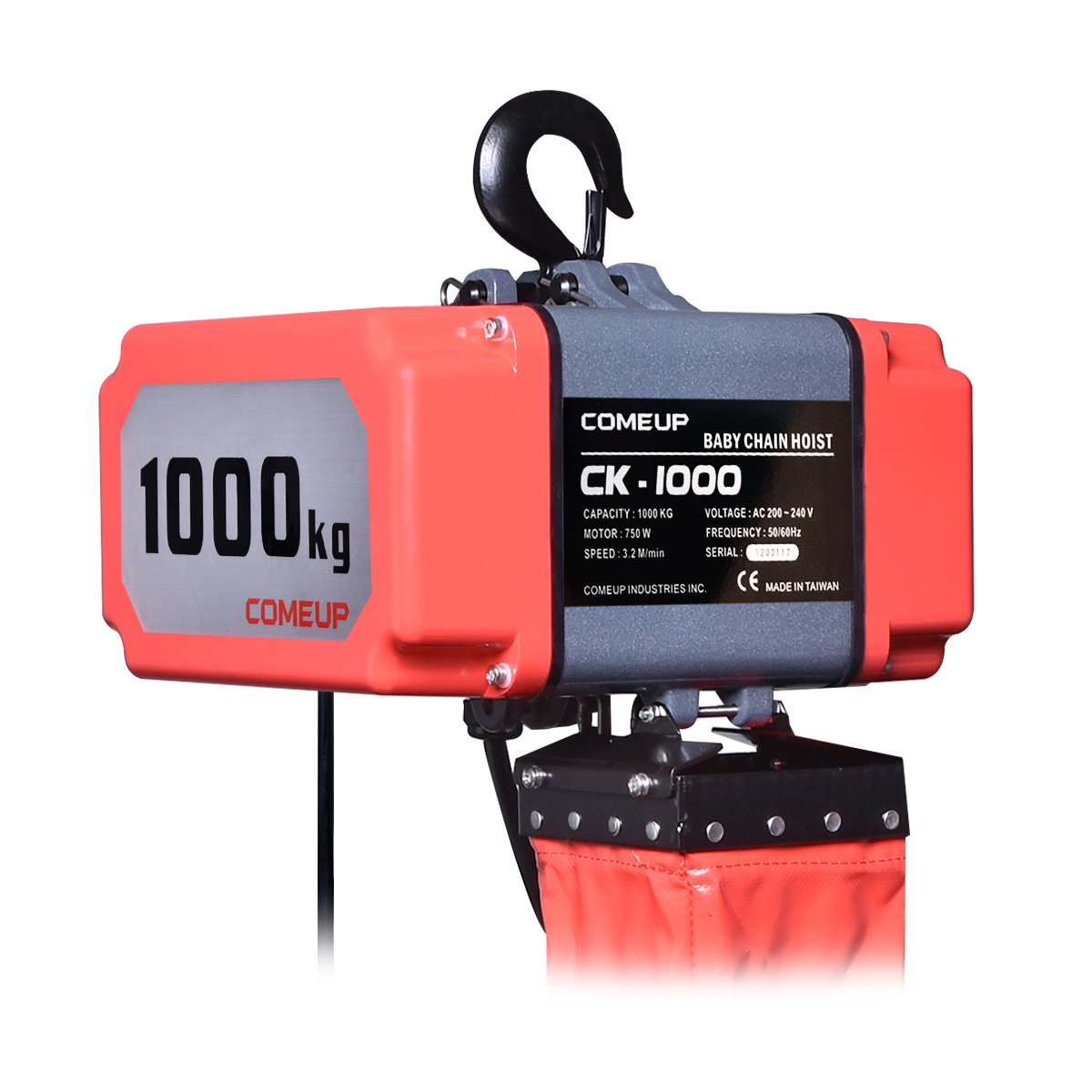 รอกโซ่ไฟฟ้า CK1000-1TON โซ่ 3M(441220)