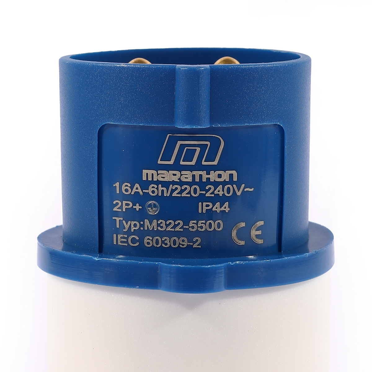 IP44 ปลั๊กตัวผู้ 16A 2P+E 220V