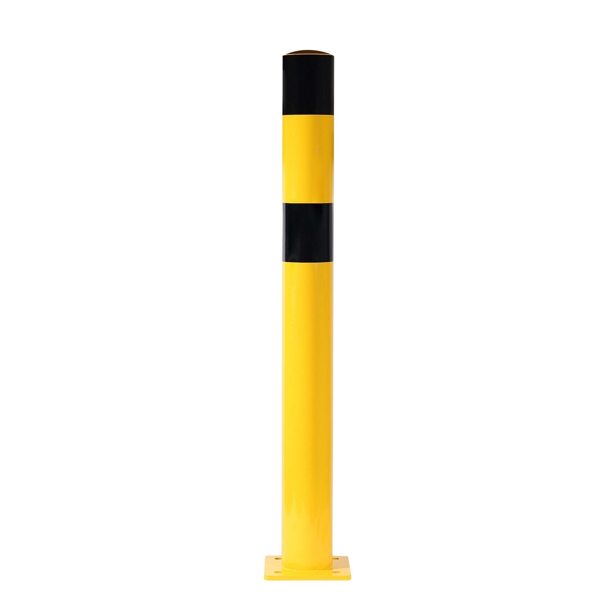 เสากันชนเหล็กแบบติดตั้งบนพื้น สูง 90 CM