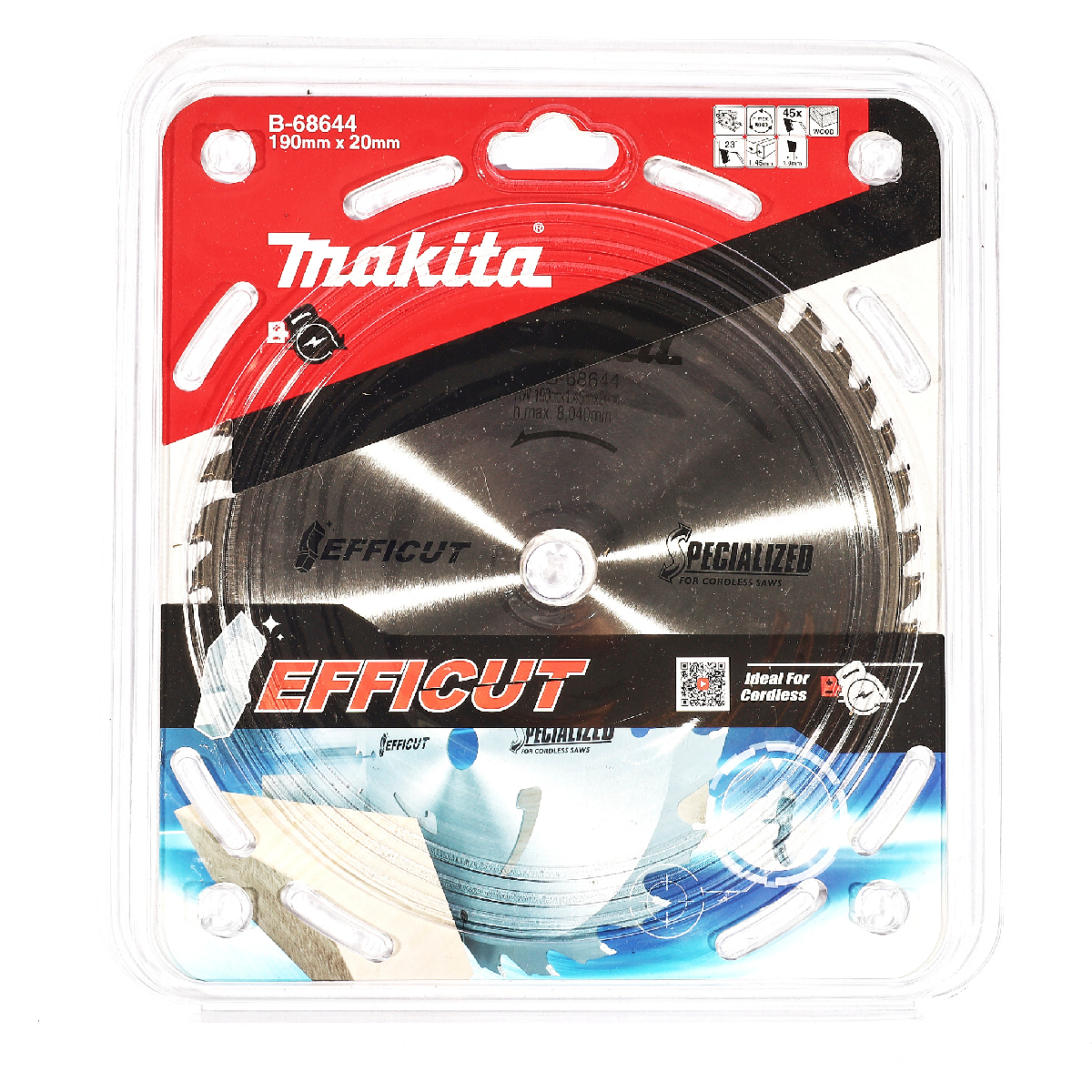 EFFICUT ใบเลื่อยตัดไม้ 190X24T (B-68644)