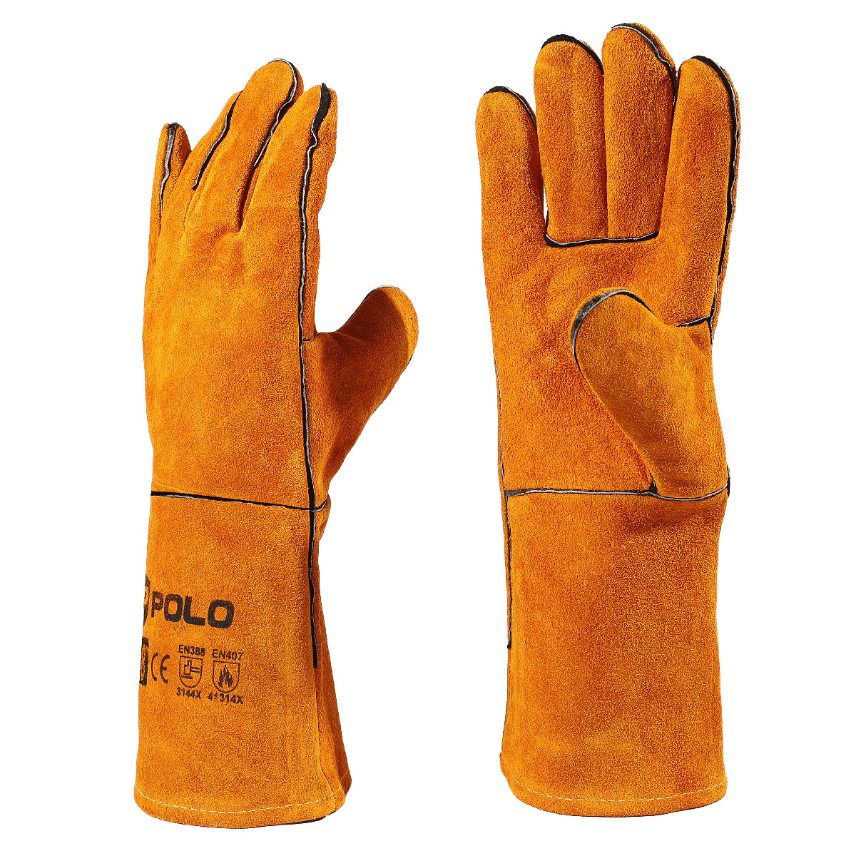 ถุงมือหนังงานเชื่อม 18