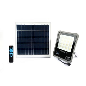 ชุดLEDโซล่าร์ฟลัดไลท์ CALIFORNIA 100W WW