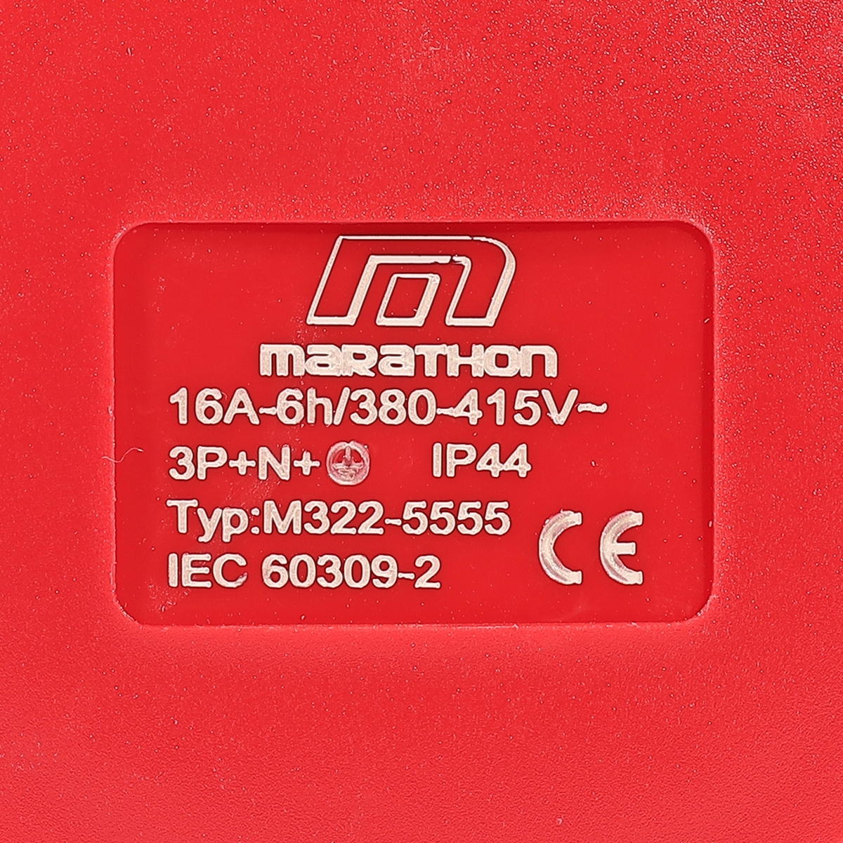 IP44 ปลั๊กตัวเมียติดผนัง 16A3P+N+E 380V