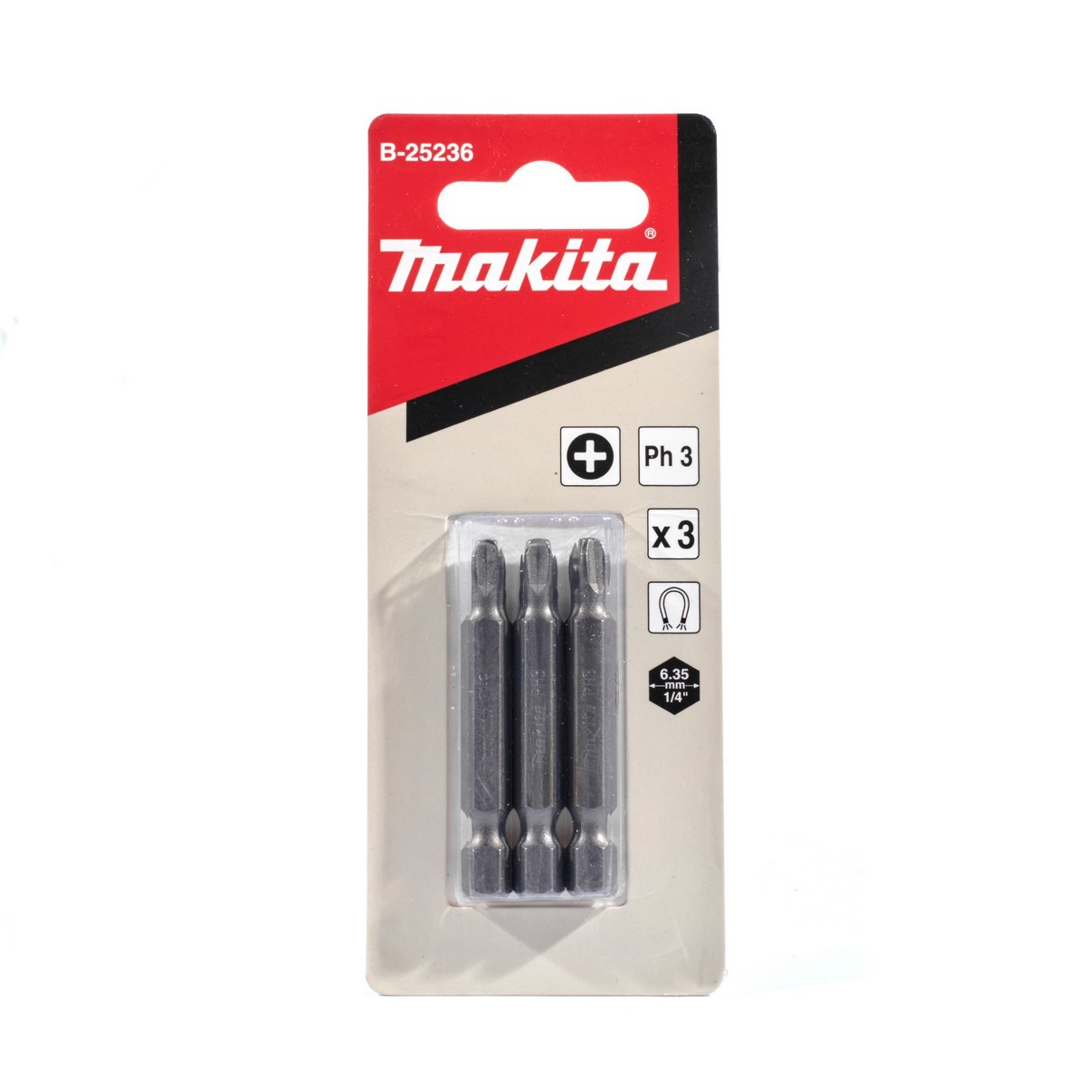 ดอกไขควง +PH-3 X 50MM (3ดอก/ชุด)