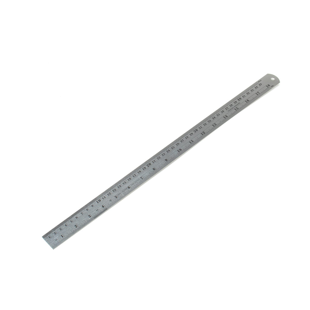 ไม้บรรทัดฟุตเหล็ก 18 นิ้ว(12PCS/1DZ)