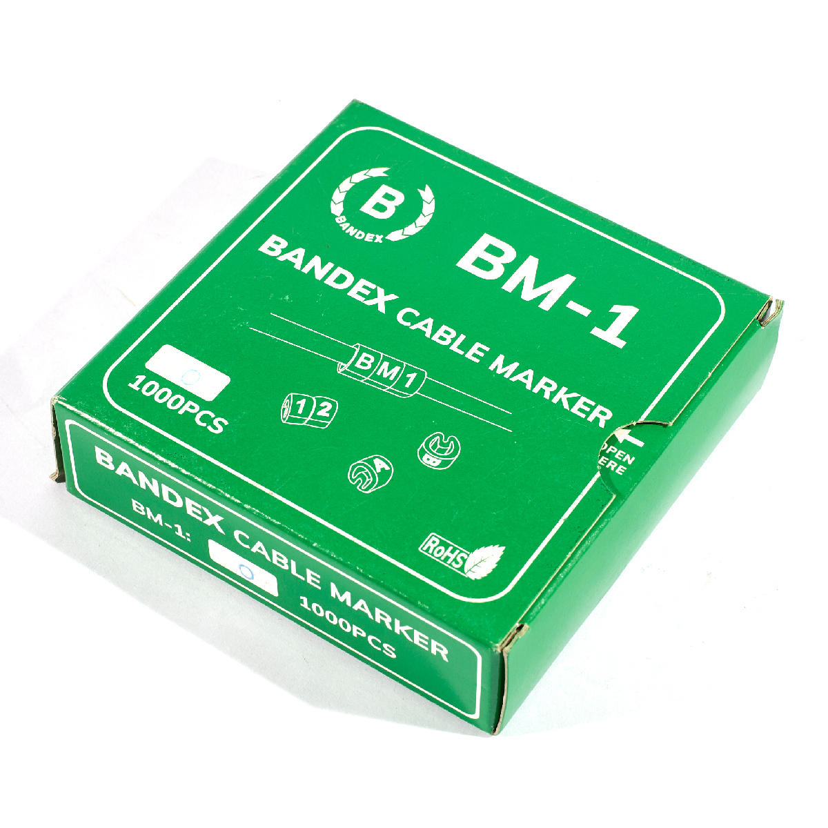 BM1-0มาร์คเกอร์ตัวอักษร 0 ขนาด3.0–4.2 มม