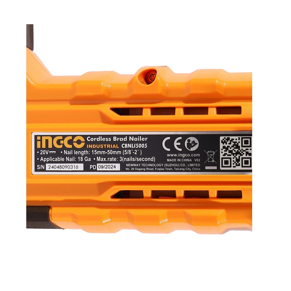 20V เครื่องยิงตะปู F15-F50 -เครื่องเปล่า