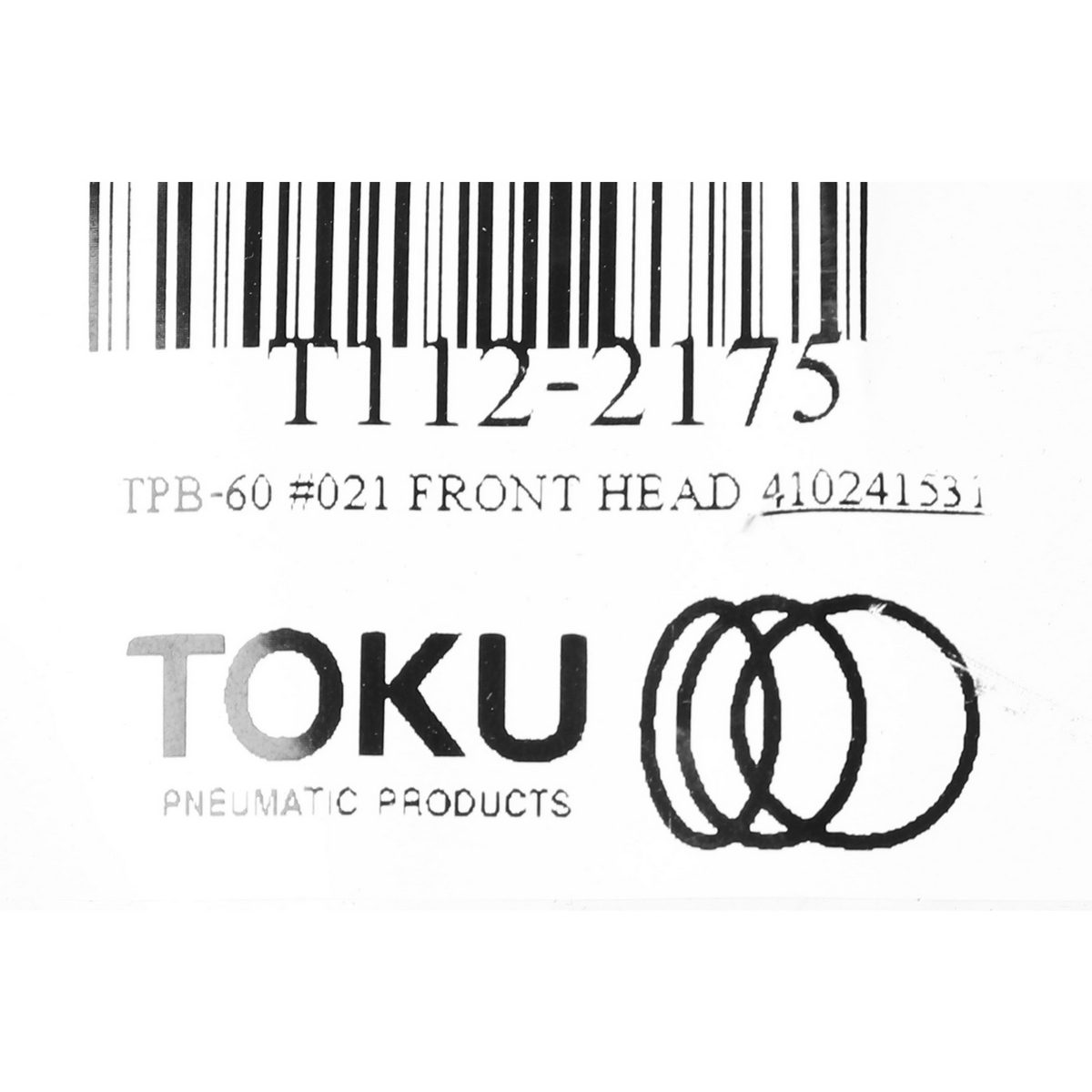 TPB-60 #021 FRONT HEAD