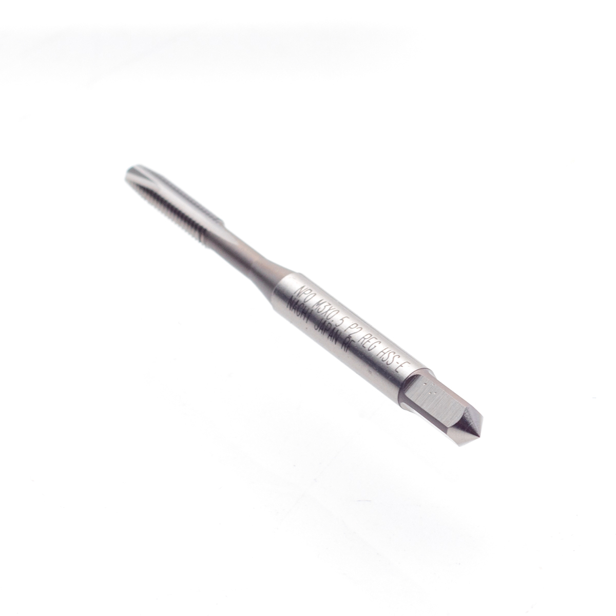 L6906_M1.4X0.3 ดอกต๊าปร่องตรงสีเงิน