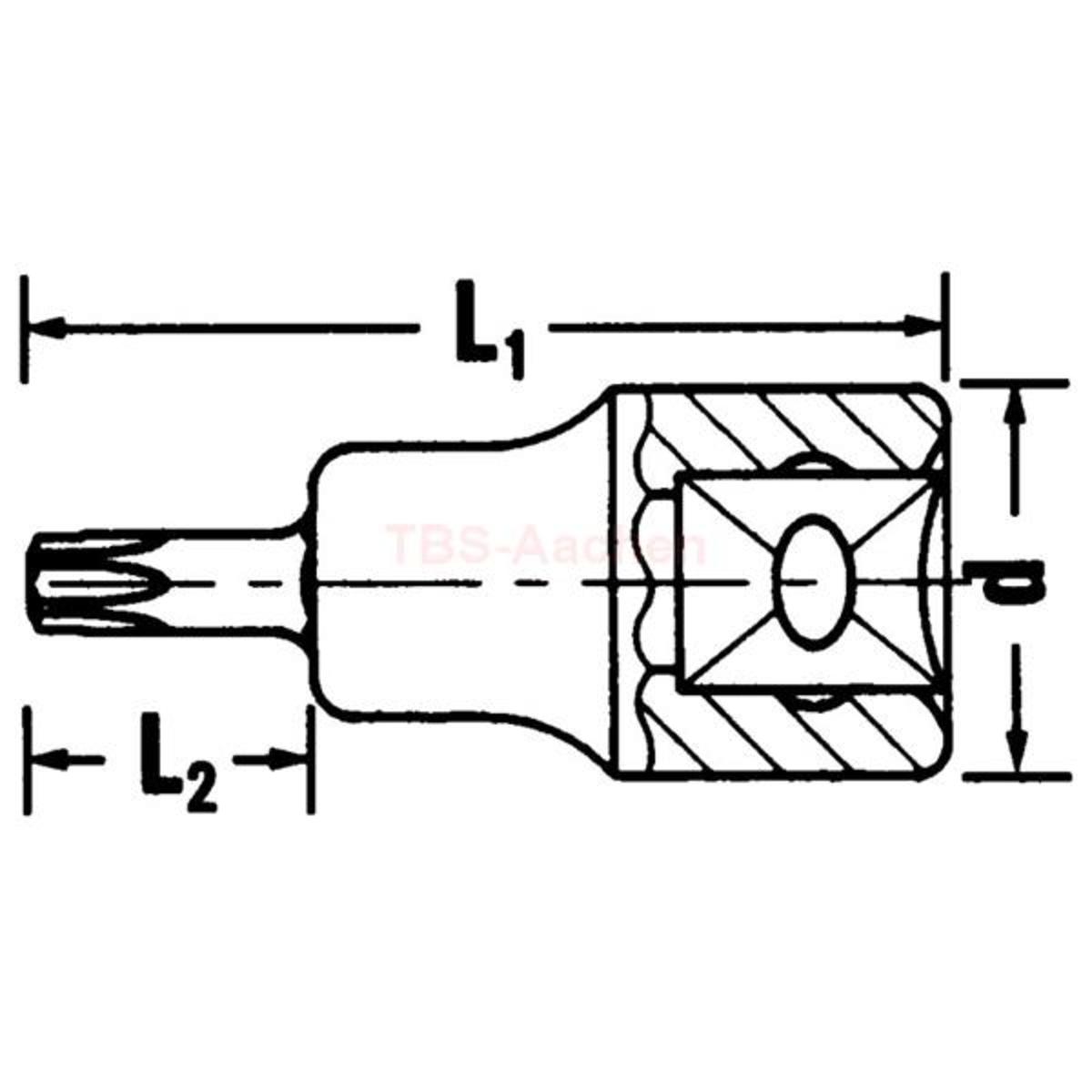 54 TX T27 SCREWDRIVER-SOCKET1/2