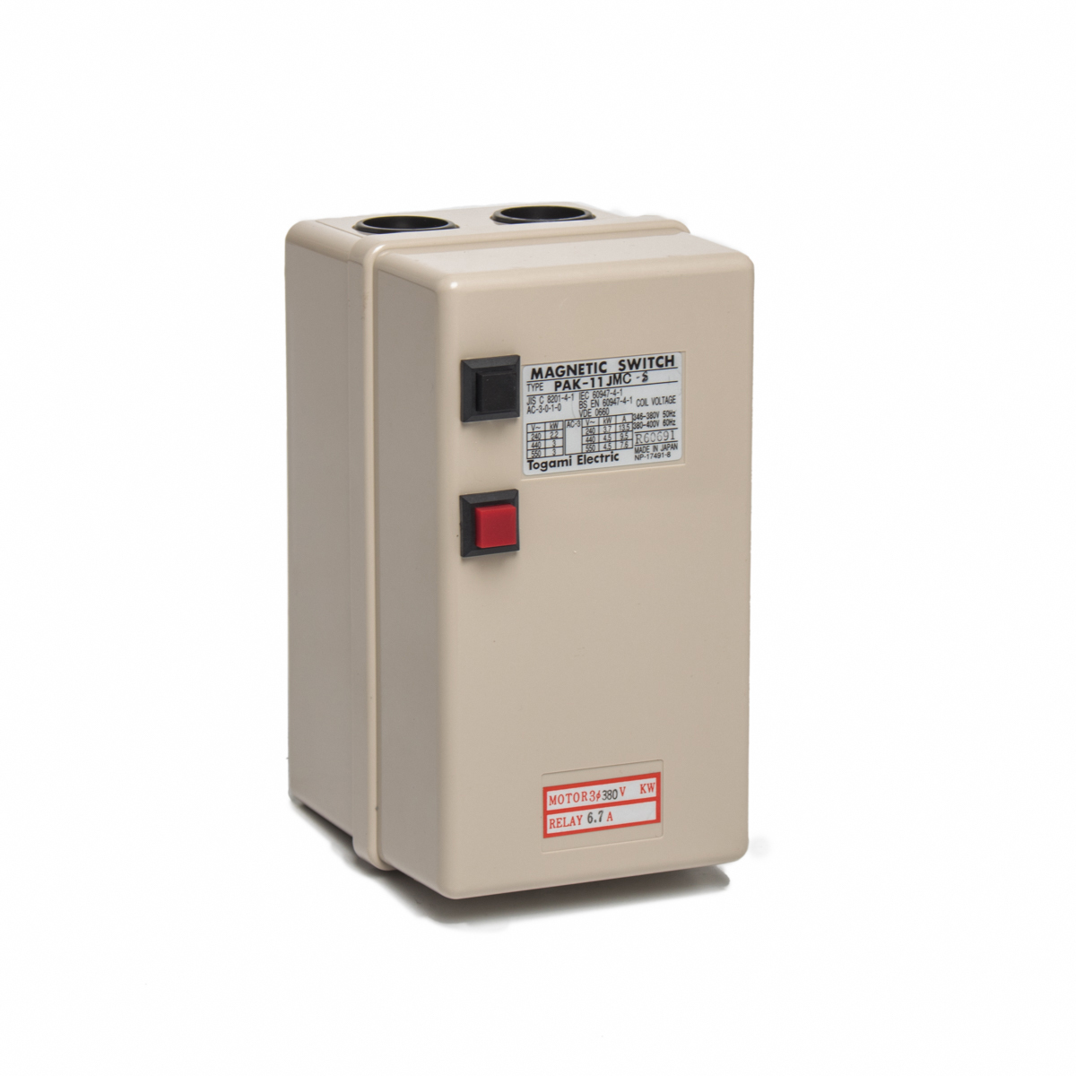 สวิทซ์ควบคุม PAK11JM-S 3.7KW 5HP 380V