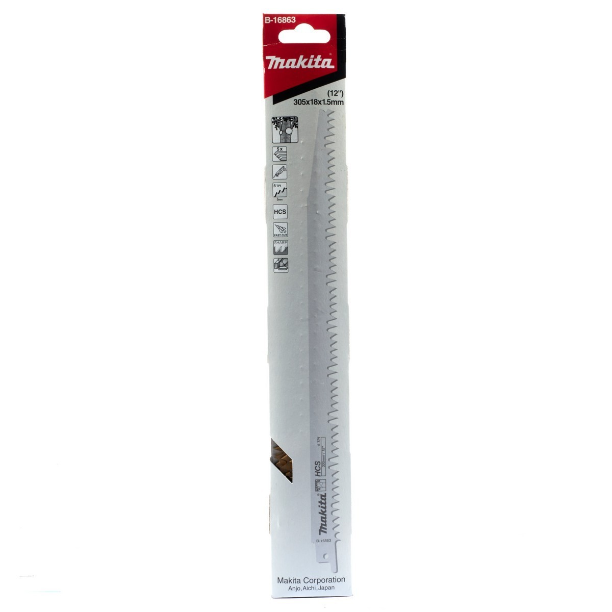 ใบเลื่อยชัก HCS ไม้ 5T-305 (5PC/PAC)