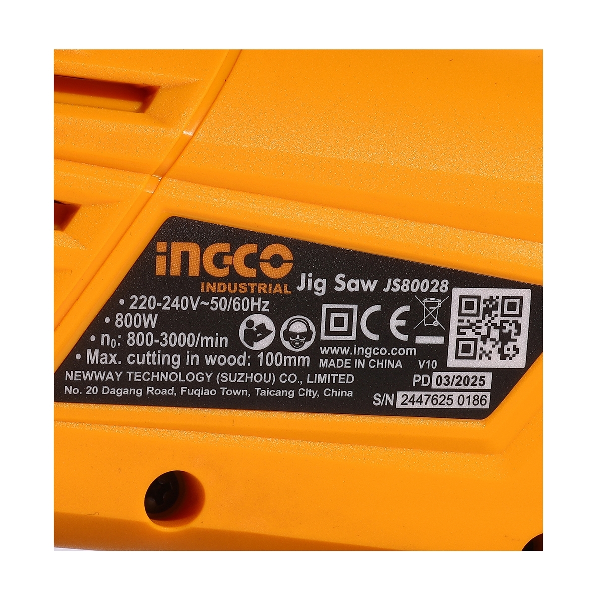 220V เลื่อยจิ๊กซอร์ 800W