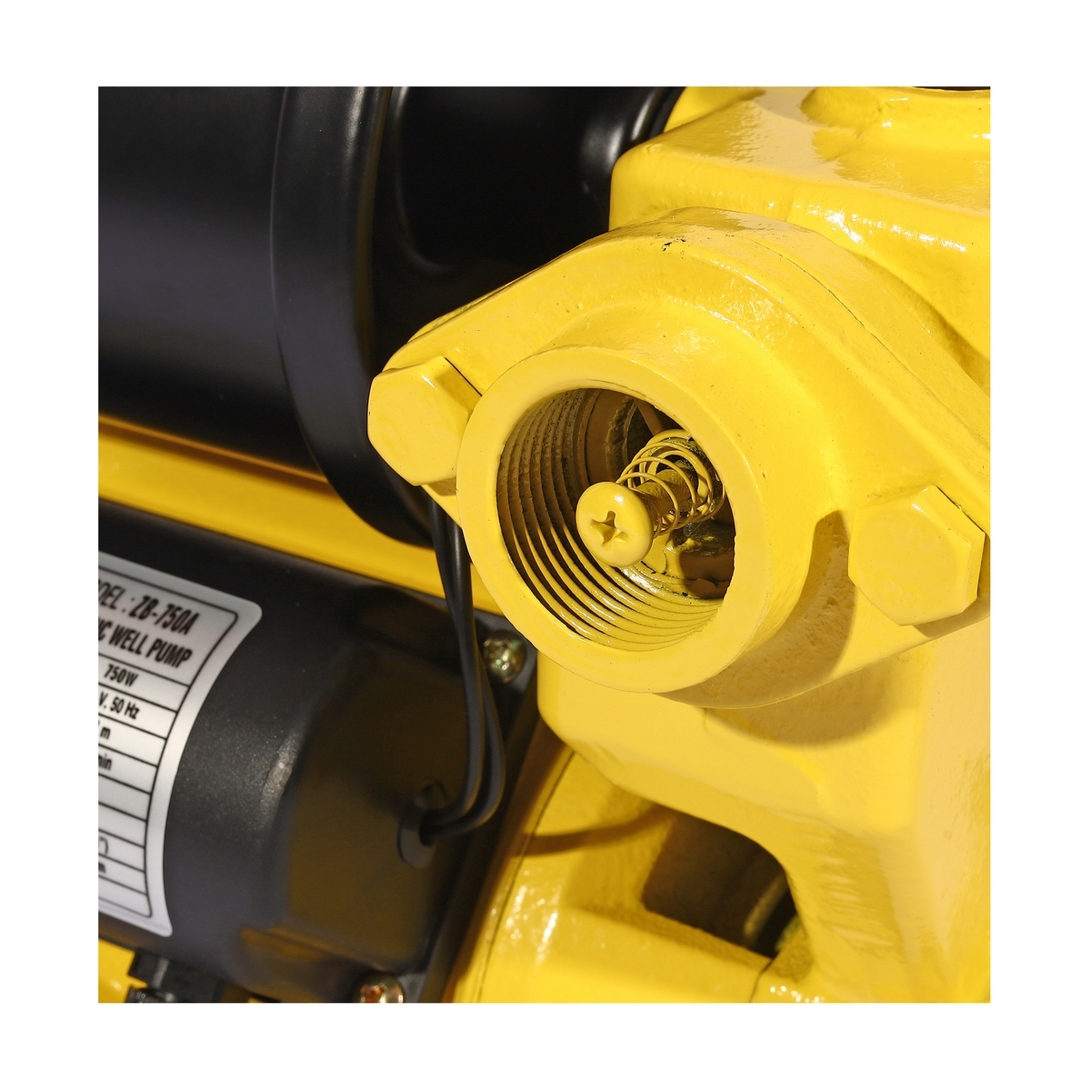 ZB-750A ปั๊มน้ำอัตโนมัติ ทองแดง+ฐาน