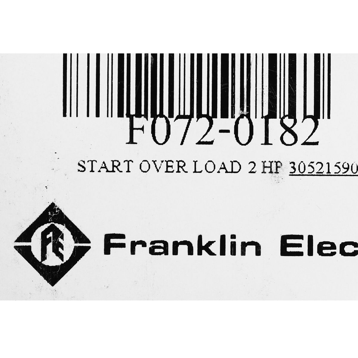 START OVER LOAD 2 HP