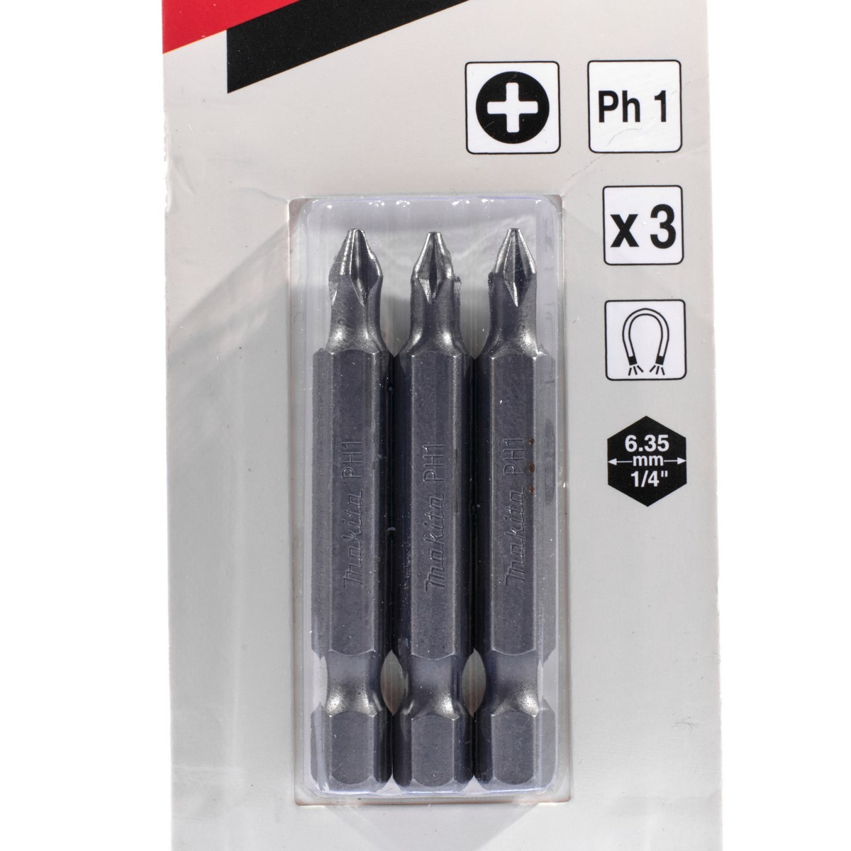 ดอกไขควง +PH-1 X 50MM (3ดอก/ชุด)
