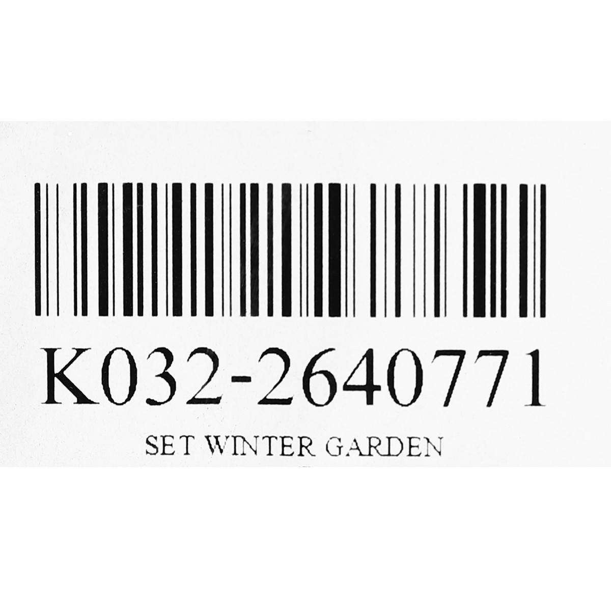 SET WINTER GARDEN