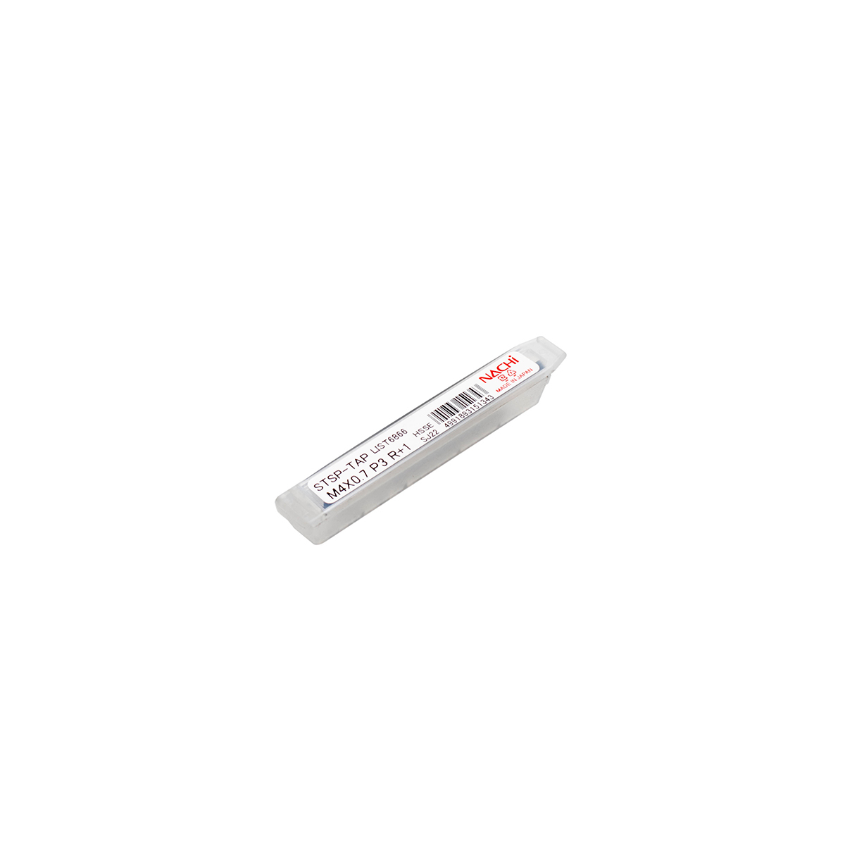 L6866_M8X1R+1 ดอกต๊าปร่องเกลียวสีดำ