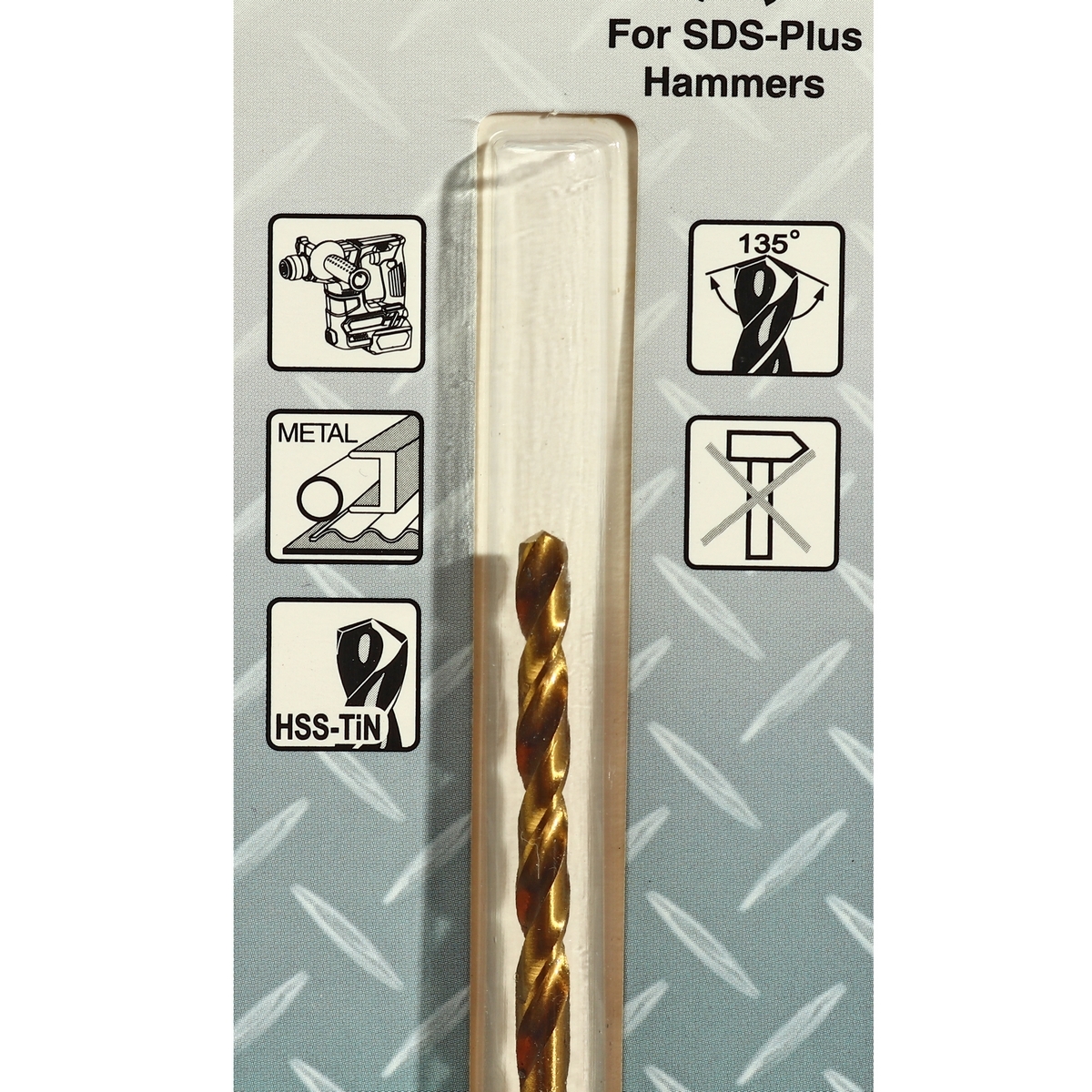 ดอกสว่านเจาะโลหะ SDS-HSS 4X105