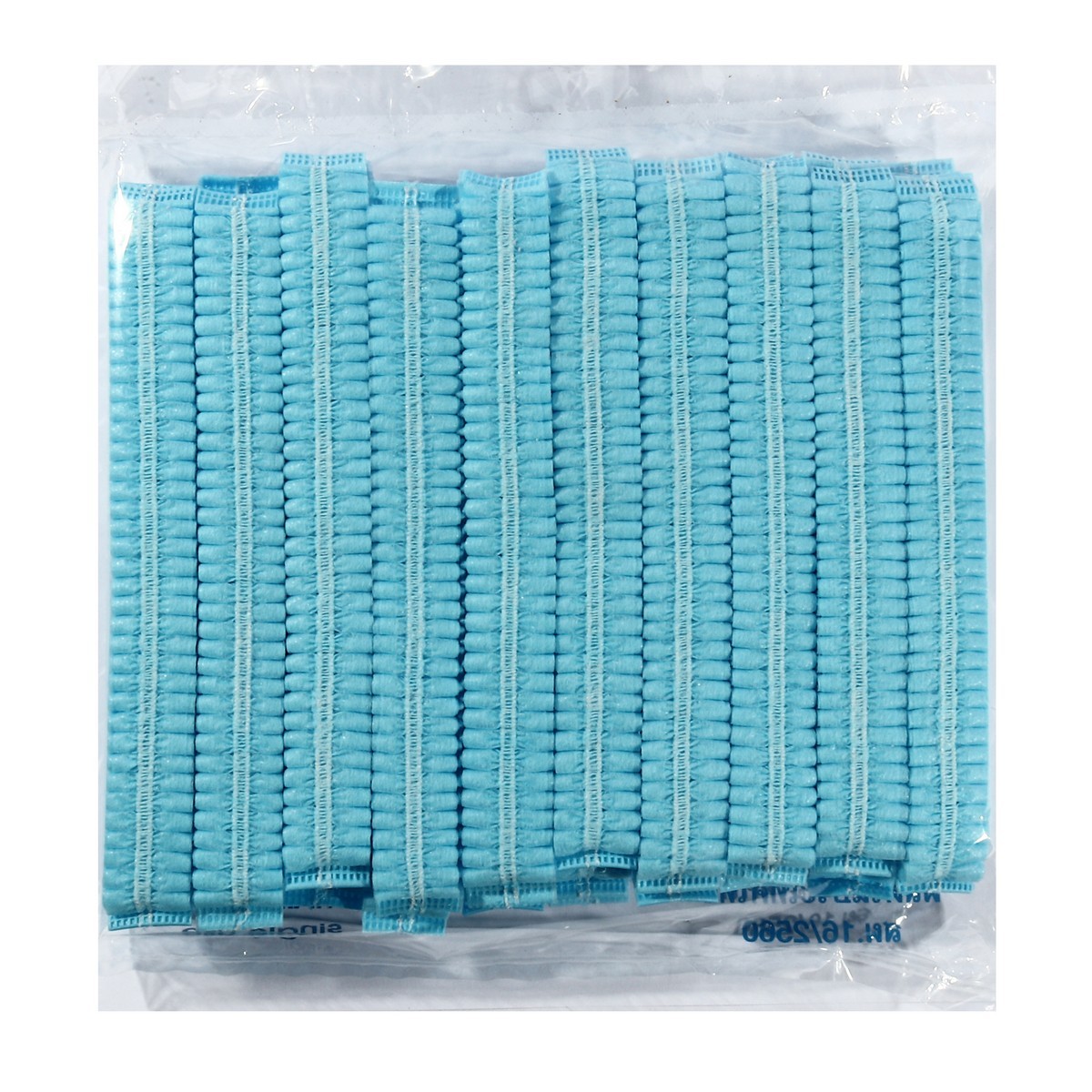 หมวกคลุมผมอนามัย สีฟ้า (50ชิ้น/แพ็ก)