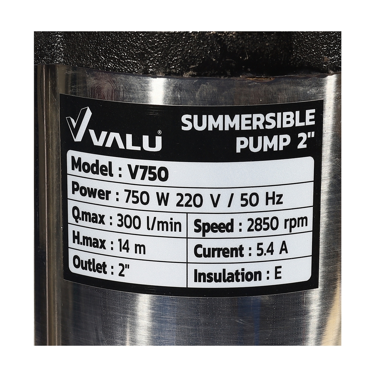 V750 ปั๊มแช่น้ำเสีย 2
