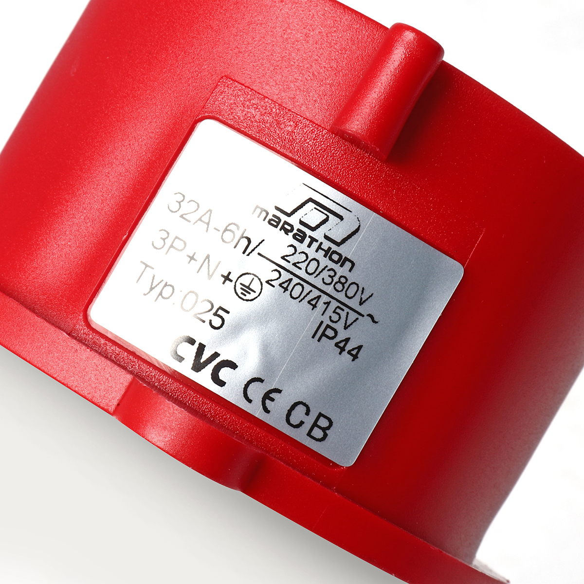 IP44 เพาเวอร์ปลั๊ก-ผู้ 32A 3P+N+E 380V