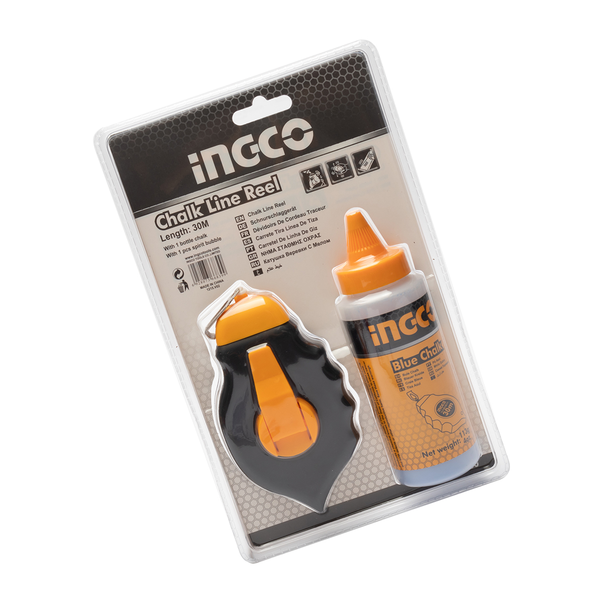HCLR0130 ปักเต้าตีเส้น30M+ผงชอล์กสีฟ้า