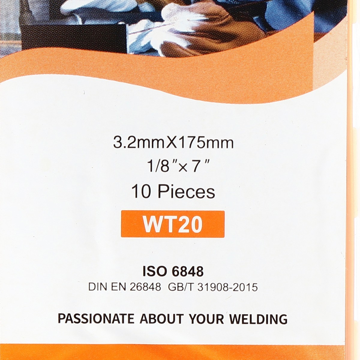 ลวดทังสเตนสีแดง (WT20) 3.2MM(10PCS/1PAC)
