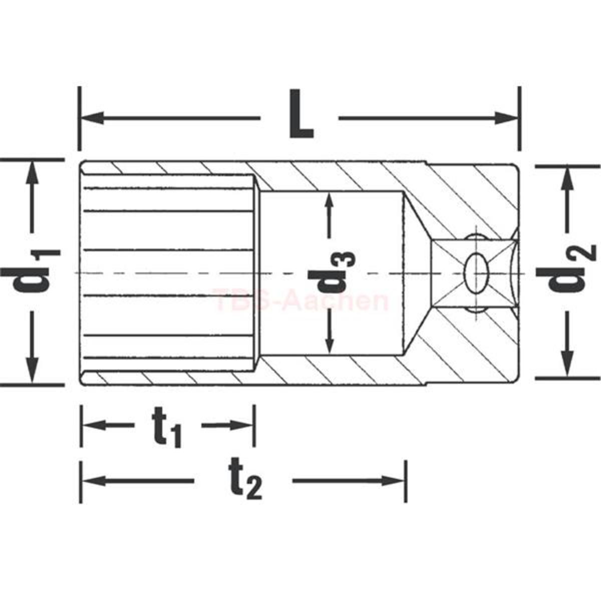 51 26 SOCKET 1/2