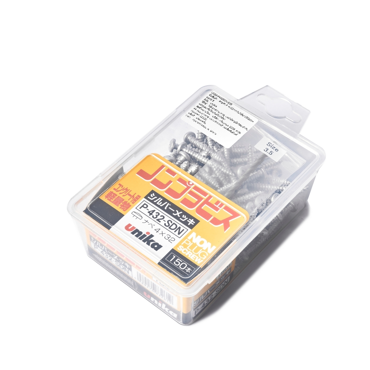 สกรูหัว P 4X32MMไม่ใช้พุก150PCS+ดอก3.5