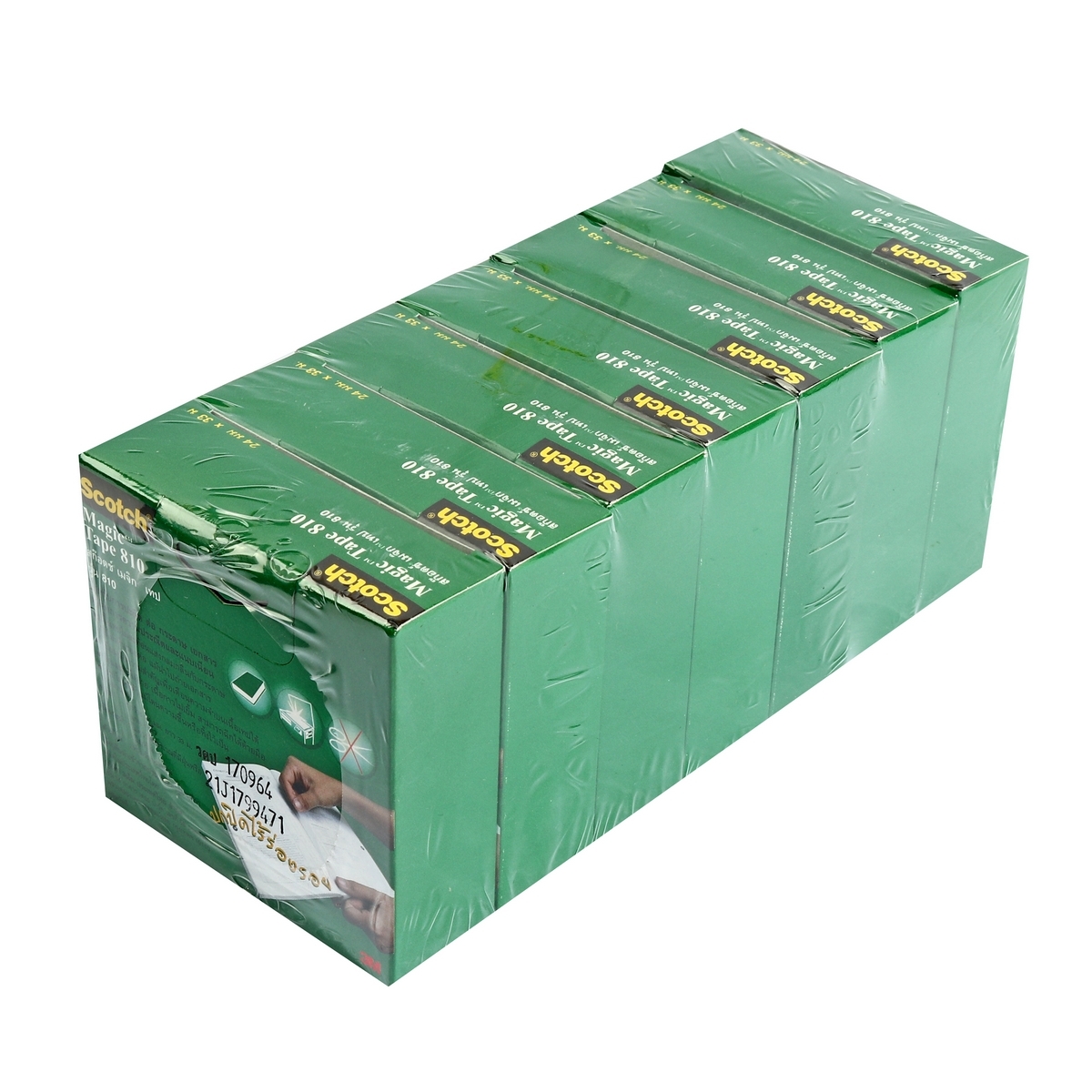 NO.810 เมจิกเทป 24มมX36หลา แกน1