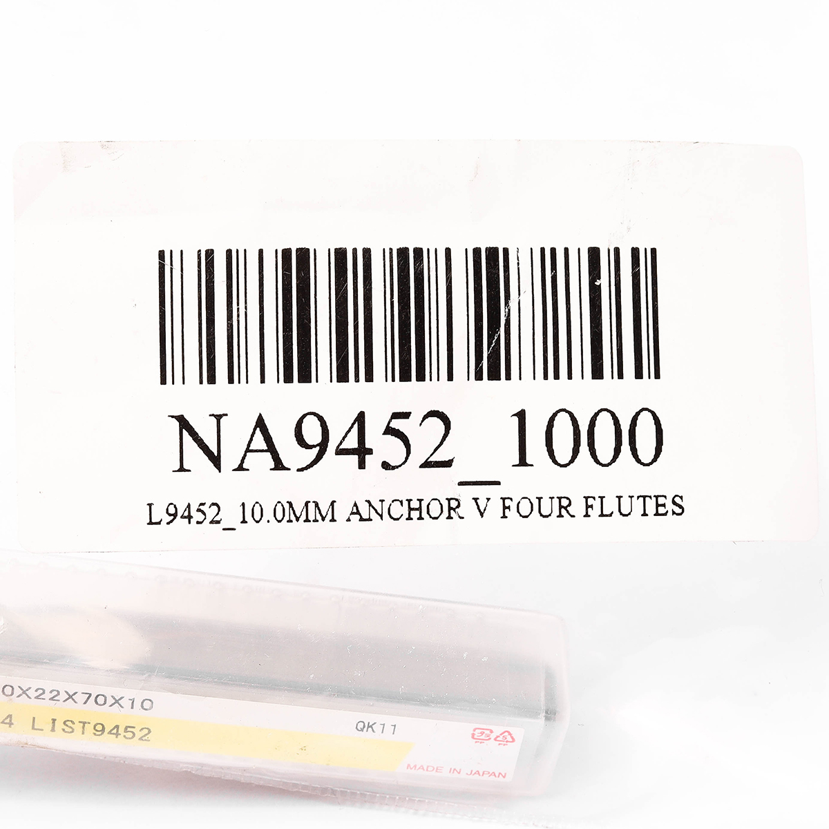 L9452_10.0MM ANCHOR V FOUR FLUTES