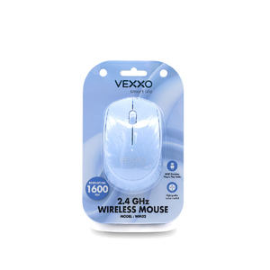 WM02 เมาส์ไร้สาย สีฟ้าพาสเทล