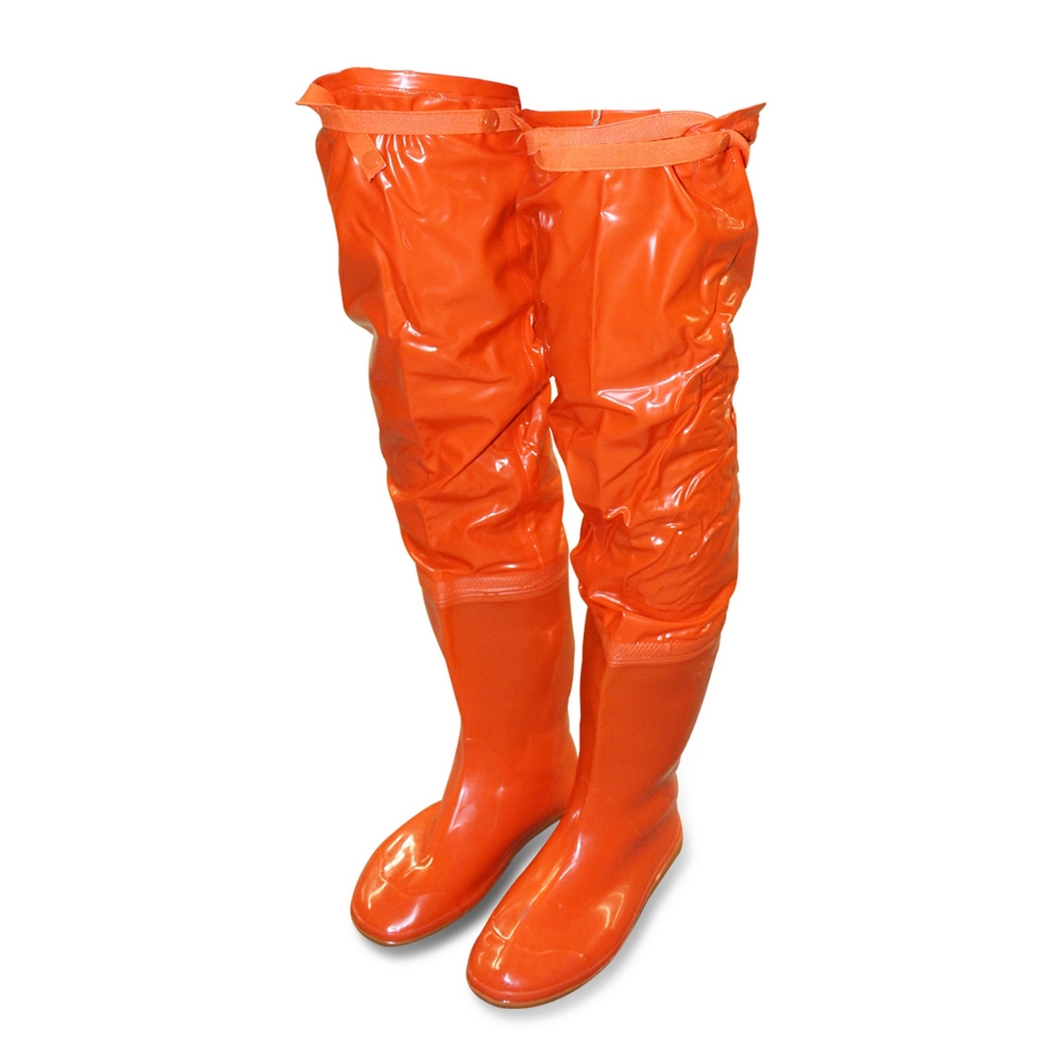 รองเท้า PVC สีส้ม สูง 28