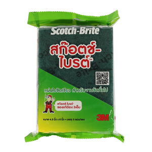 สก๊อตช์ไบรต์ 7496เขียว 4.5"X6"(5PCS/PAC)