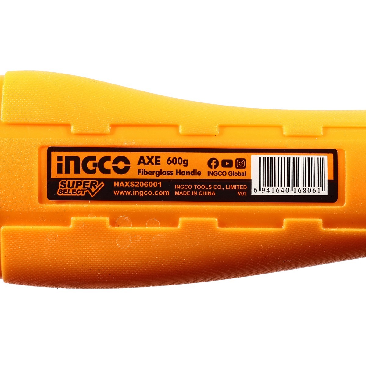 HAXS206001 ขวานด้ามไฟเบอร์ 600 กรัม
