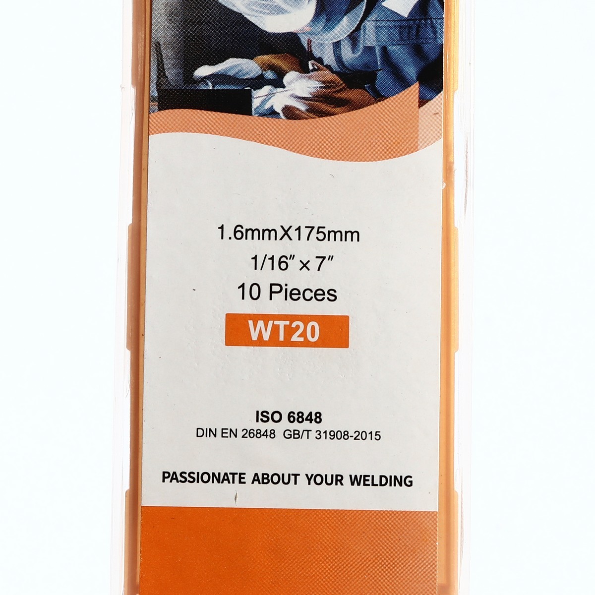 ลวดทังสเตนสีแดง (WT20) 1.6MM(10PCS/1PAC)