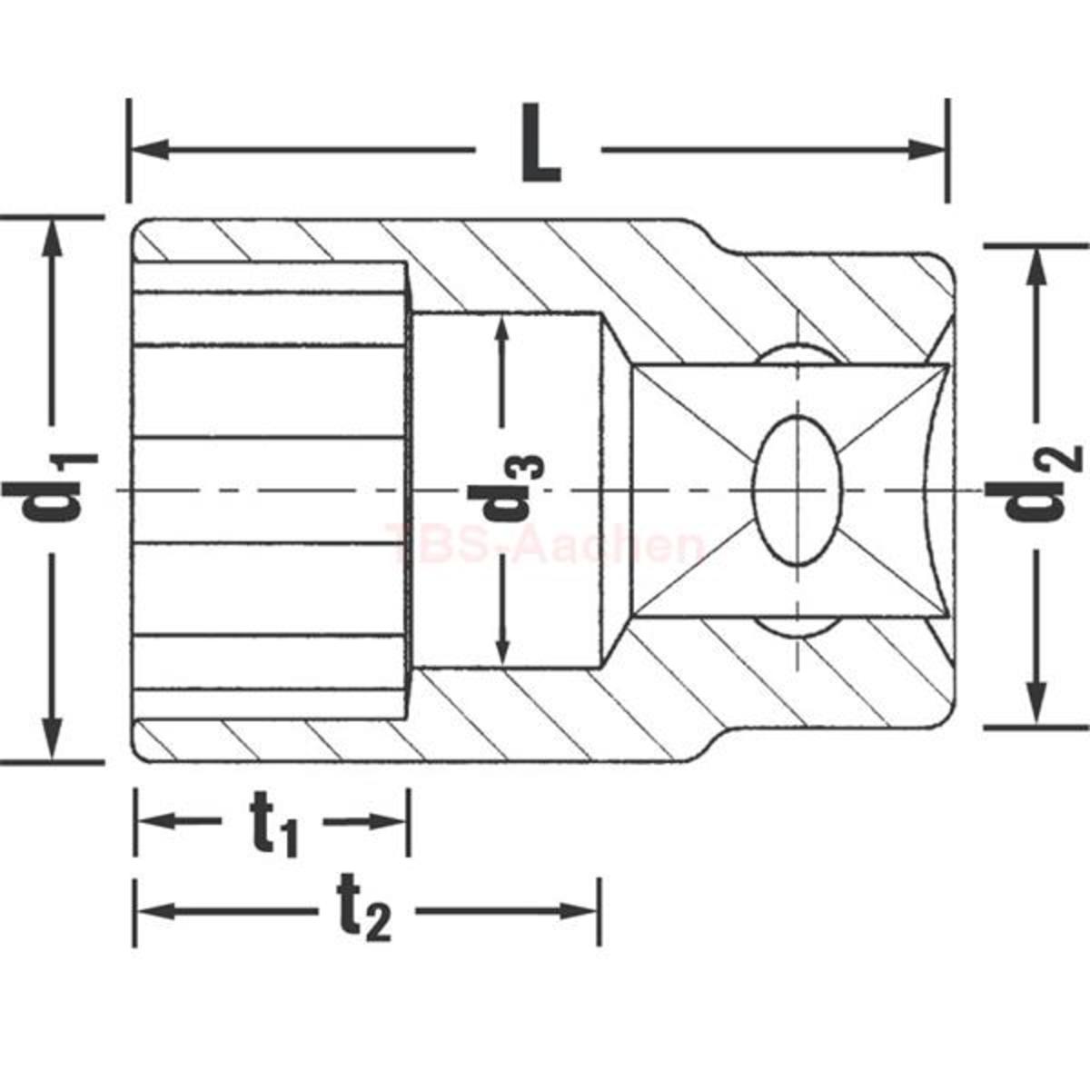 50 A 1 3/16 SOCKET 1/2