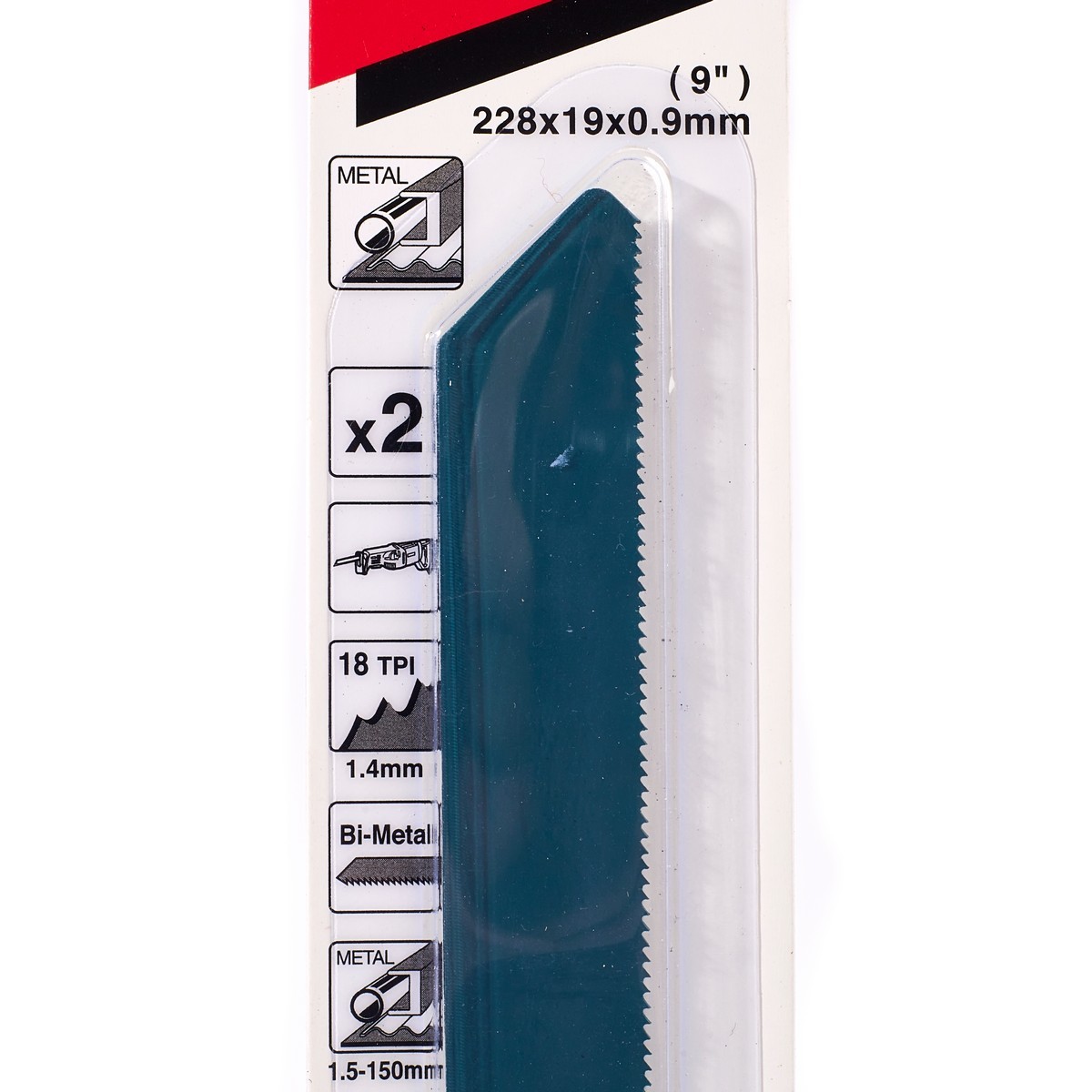 ใบเลื่อยชัก BI-M เหล็ก 18T-225 (2PC/PAC)