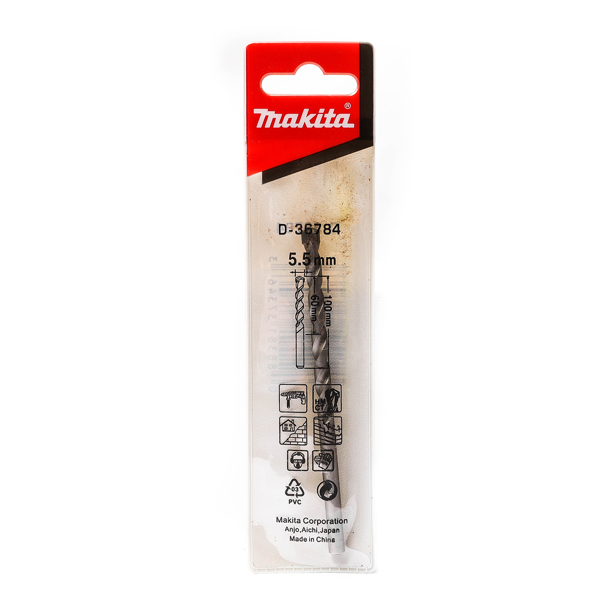 D-36784/D-36728 ดอกเจาะปูนตรง 5.5 X100MM