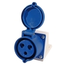 IP44 ปลั๊กตัวเมียติดผนัง 32A 2P+E 220V