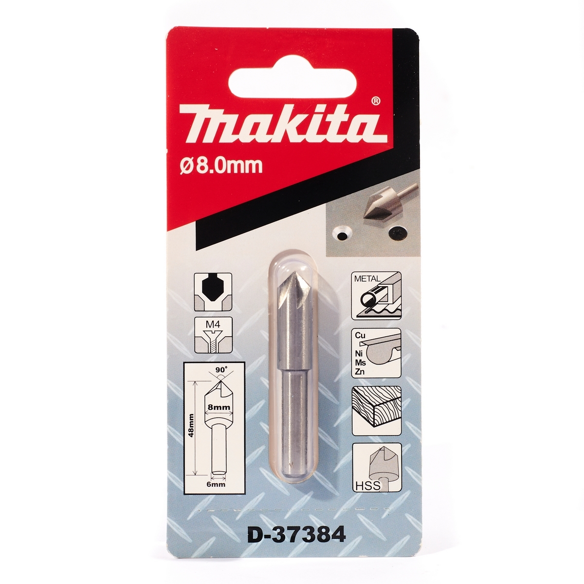D-37384 ดอก COUNTERSINK 8MM 90 องศา
