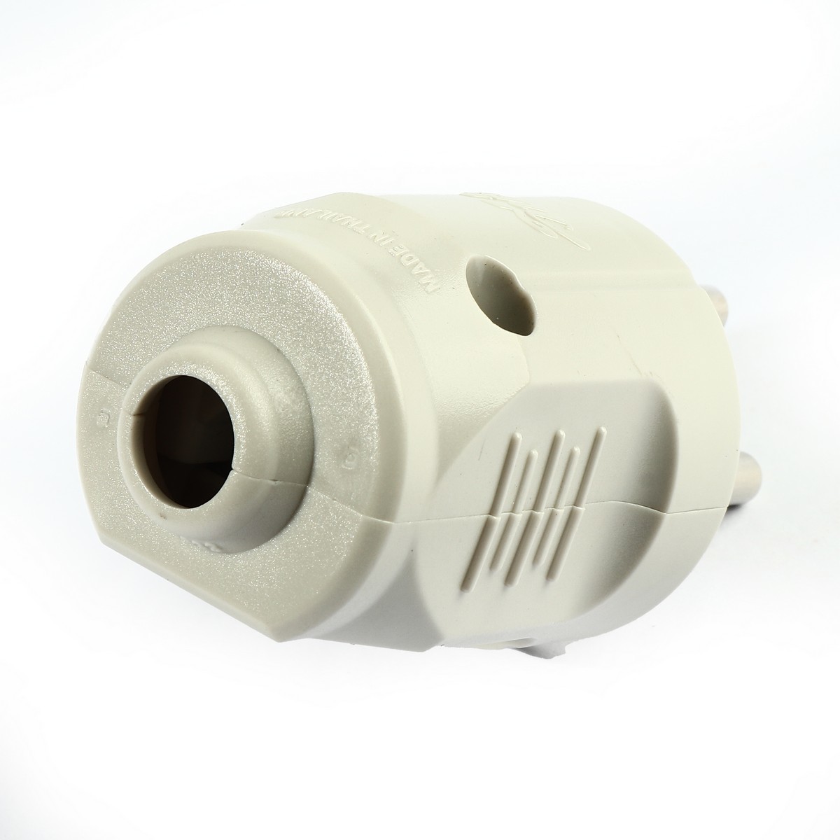 ปลั๊กหัวกลม 3 ขากลม 16A-250V (คละสี)มอก